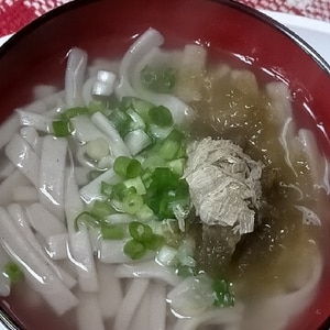 お吸い物のような蕎麦